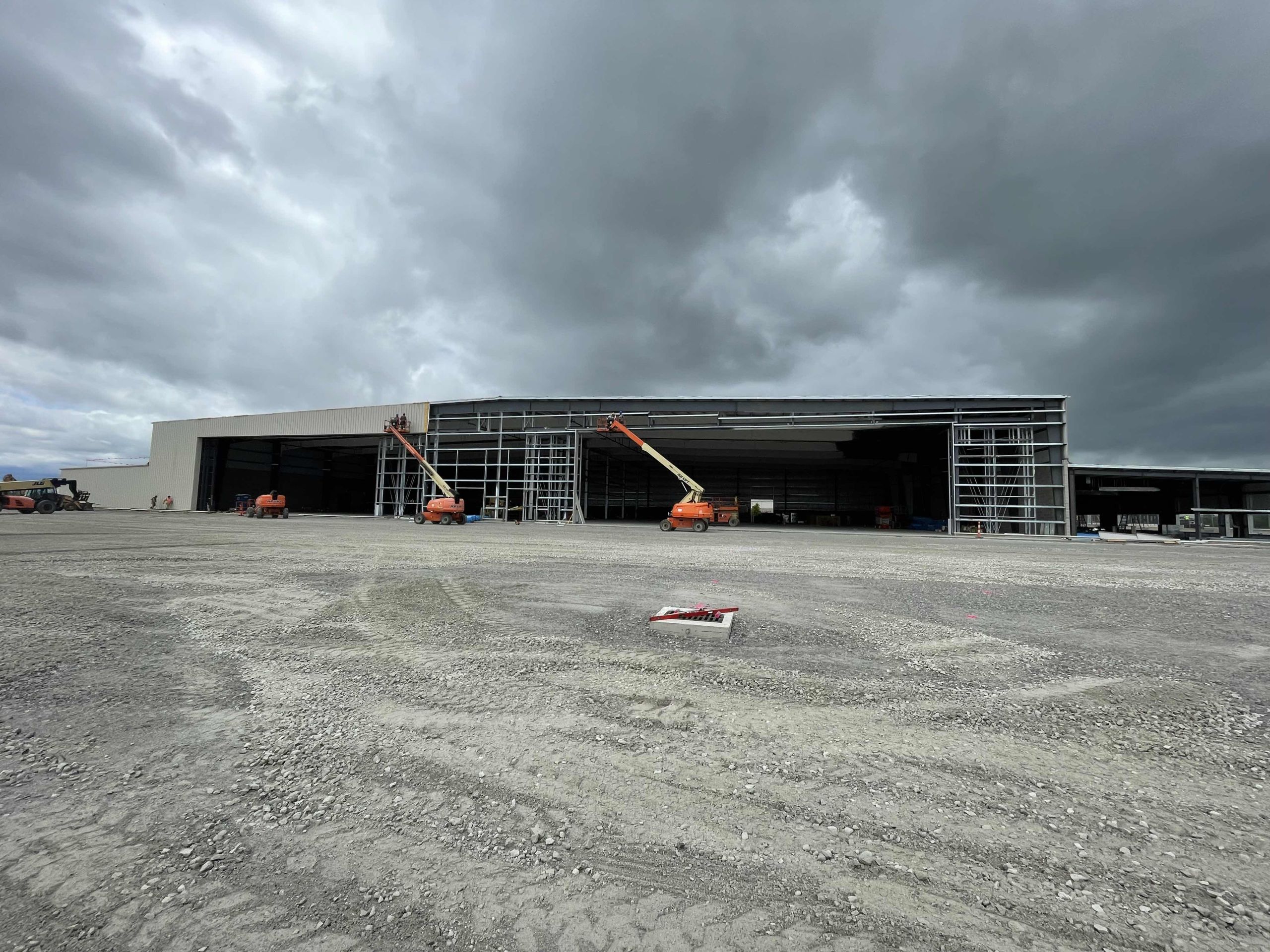 View of the Wooster North facility, showcasing its advanced steel construction.
