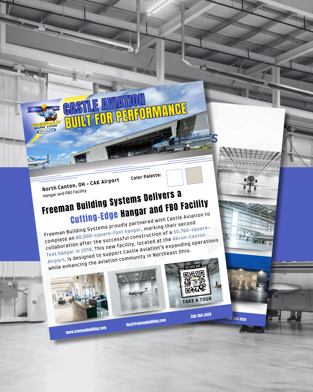 Freeman Building Systems partners with Castle Aviation for Aviation Excellence